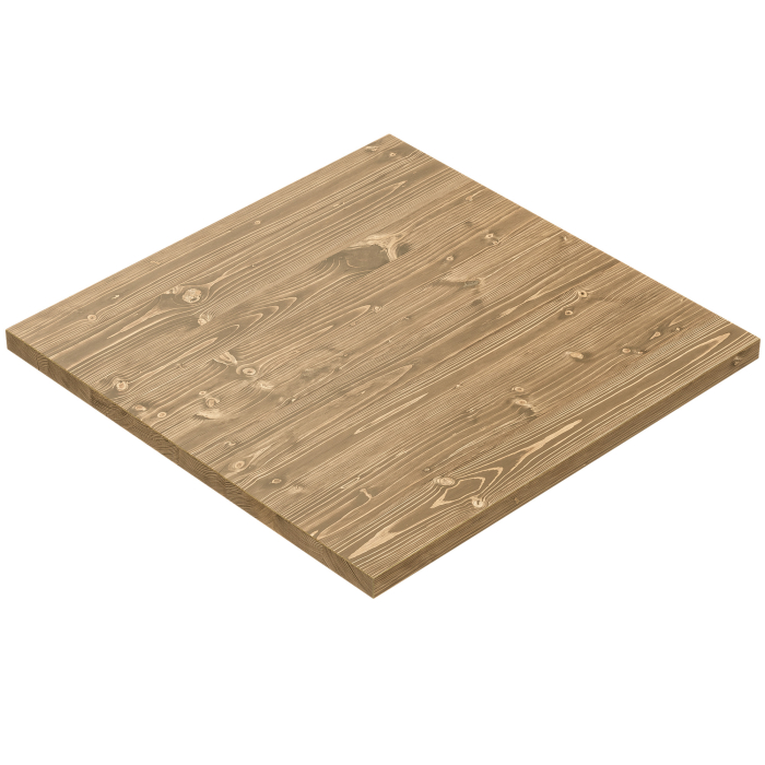 AURELIA | Solid Wood Table Top for Commercial Use | W:D 60 x 60 cm | Oak | Square