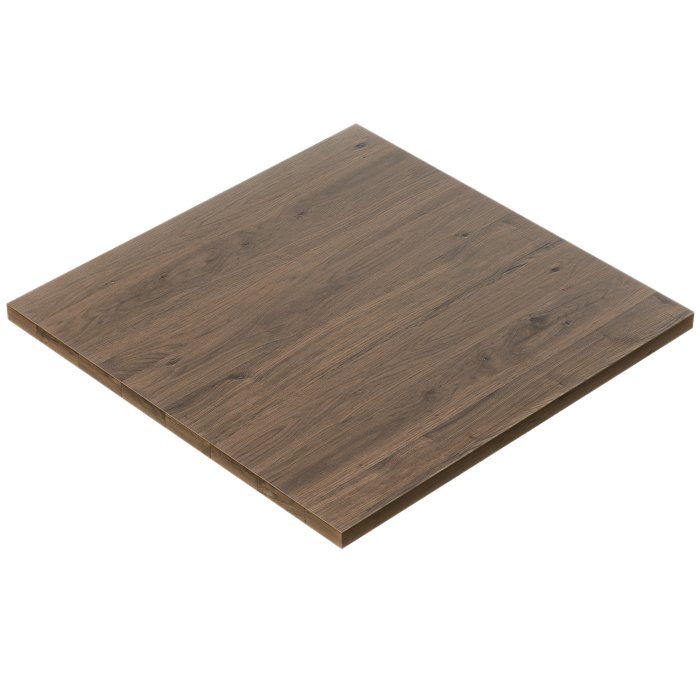 AURELIA | Gastro massiv bordplate | B:T 80 x 80 cm | Valnøtt | Firkantet