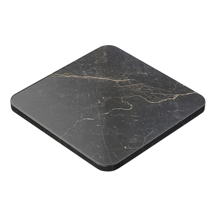 AURIS | Bistro mesa de mármol | 60 x 60 cm | Negro