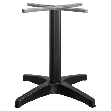 BARCELONA | Restaurant Tafelonderstel | Hoogte: 76 cm | Voetstuk: Ø 66 cm | Zwart | Extra gewicht