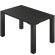 AURELIA MDR4 | Bistropöytä | L:S 120 x 70 cm | K 76 cm | Musta | Runko: Musta | Pylväs: 6 x 6 cm
