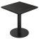 AURELIA TOR | Bistrobord | B: 70 x 70 | H 73 cm | Svart | Fotställning: Svart
