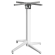 APIA | Struttura per tavolo da bar Bistro | 4 gambe | Base: 44 x 50 cm | Colonna: 6x109 cm | Bianco / Pieghevole