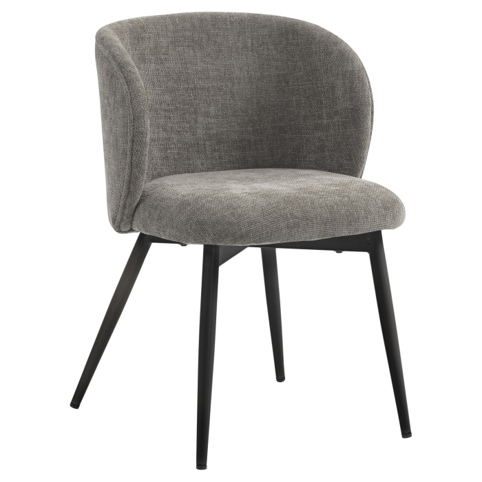 Ava | Hotellstol | Grå | Tyg/Textil