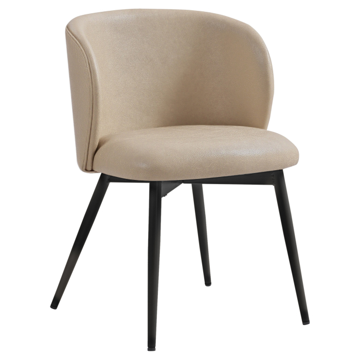 Ava | Silla de hotel | Beige | Cuero