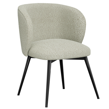 Ava | Hotel Stuhl | Beige | Teddystoff