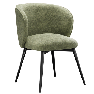 Ava | Hotel Stuhl | Grün | Stoff/Textil