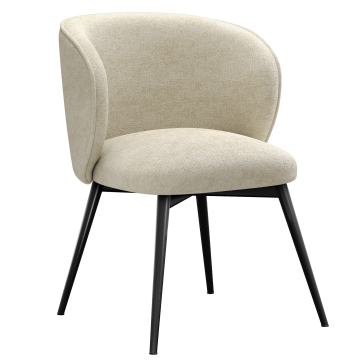 Ava | Hotel Stuhl | Taupe | Stoff/Textil