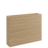 BALI PREMIUM | Separatore per ambienti Bistro | L120xH109cm | Stazione di ricarica | Rovere
