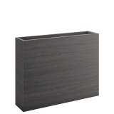 BALI PREMIUM | Separador de ambientes para bistró | L120xH109cm | Estación de carga | Wenge