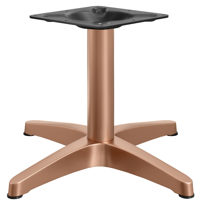 BARCELONA | Base per tavolo da lounge | Altezza: 40 cm | Base: Ø 66 cm | Rame | Rame