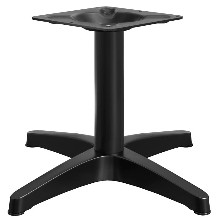 BARCELONA | Bistro Lounge Tischgestell | Höhe: 40 cm | Fuß: Ø 66 cm | Schwarz | Zusatzgewicht