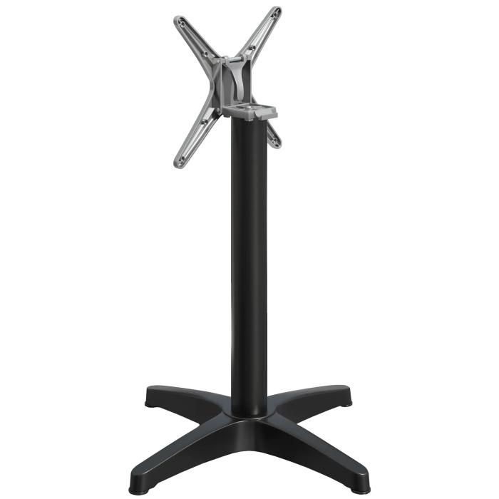 BARCELONA | High Table Base | Height: 109 cm | Base: Ø 66 cm | Black | Foldable + additional weight