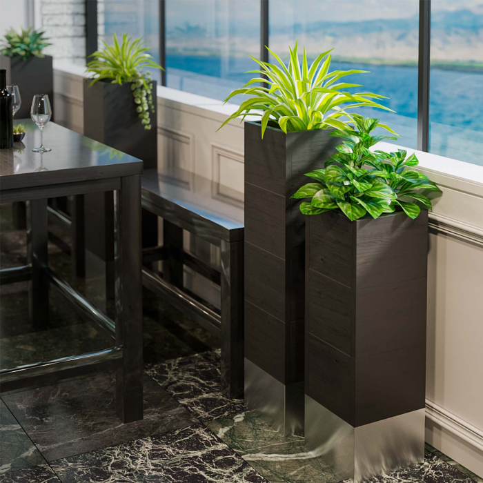 BALI | Bistro Pflanzsäule | L30xH153cm | 6 Liter BALI | Bistro Pflanzsäule | L30xH153cm | 6 Liter