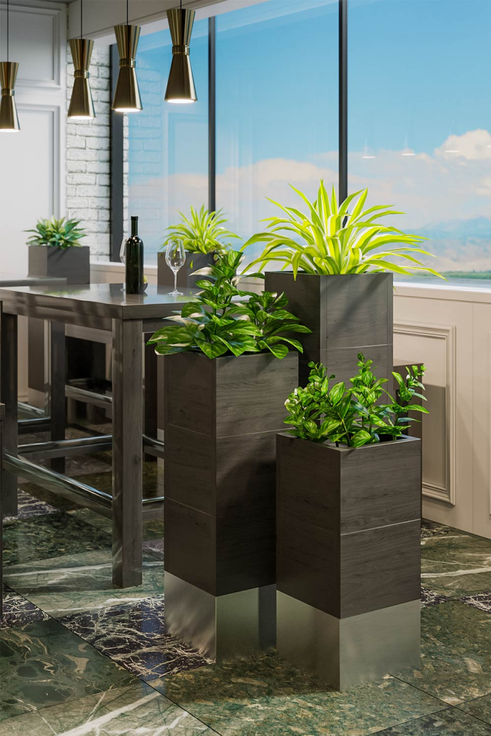 BALI | Bistro Pflanzsäule | L30xH61cm | 15 Liter BALI | Bistro Pflanzsäule | L30xH61cm | 15 Liter