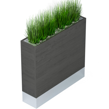 BALI | Divisorio per ambienti Bistro | L60xH84cm | 12 litri | Scatola per piante