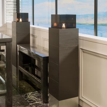 BALI | Bistro Windlicht Säule | L30xH75cm | LED
