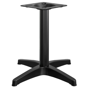 BARCELONA | Underrede till restaurangbord | Höjd: 76,5 cm | Bas: Ø 66 cm | Svart | Svart