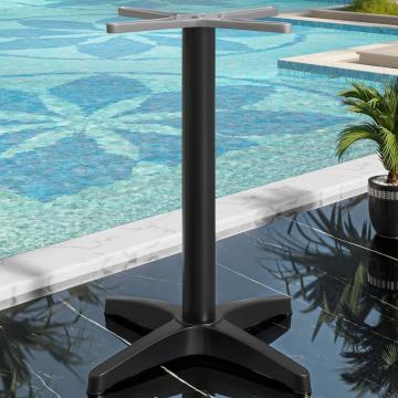 BARCELONA | Hoge Tafel Onderstel | Hoogte: 109 cm | Voetstuk: Ø 66 cm | Zwart