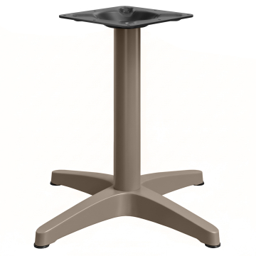 BARCELONA | Bistro Tischgestell | Höhe: 78 cm | Fuß: Ø 66 cm | Taupe