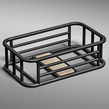 Phantom City | Basket | Aluminium | Black | Matt