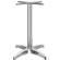 BARCELONA | Base tavoli alti | Altezza: 109 cm | Base: Ø 66 cm | Alluminio argento