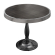 BD | Bistro-pöytä | Ø 70 x 78 cm | Pyörä | Kromikehys | Wenge Musta / Musta