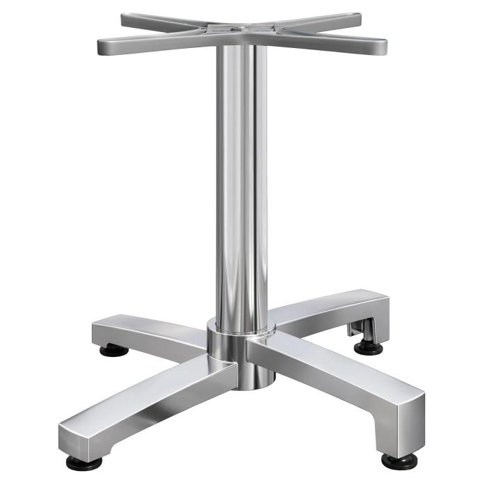 BENICIO | Bistro bordramme | 4 fot | Bunn: Ø 69 cm | Søyle: 6 x 76 cm | Aluminium BENICIO | Bistro bordramme | 4 fot | Bunn: Ø 69 cm | Søyle: 6 x 76 cm | Aluminium