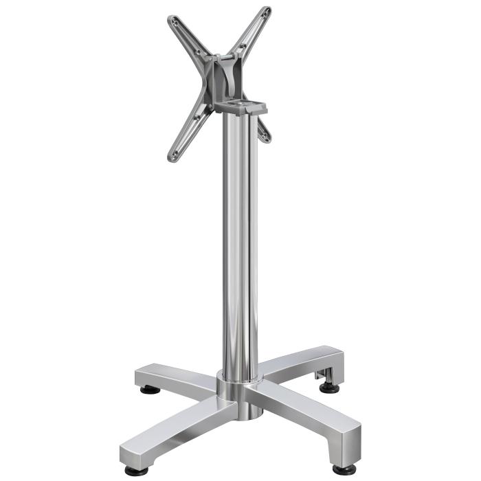 BENICIO | High Table Base | Aluminium | 4 feet: Ø 69 cm | Column 6 x 109 cm | Foldable + additional weight