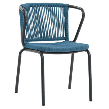 BEN | Bistro Terrace Chair | Blue