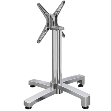 BENICIO | Base per tavolo da ristorante | 4 Piedi | Piede: Ø 69 cm | Colonna: 6 x 76 cm | Pieghevole