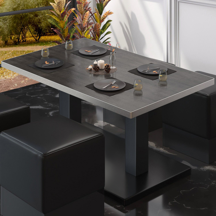 BM | Bistro-loungebord | B:D:H 130 x 80 x 41 cm | Wenge / Sort