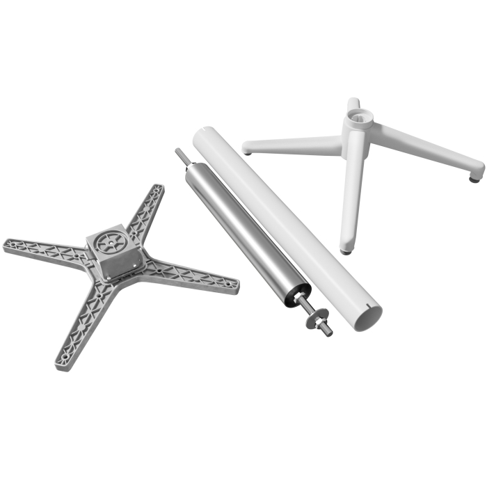 WAP | 31259 | W:D:H 60 x 60 x 109 cm | White marble
 / White | Quadratisch | Klappbar