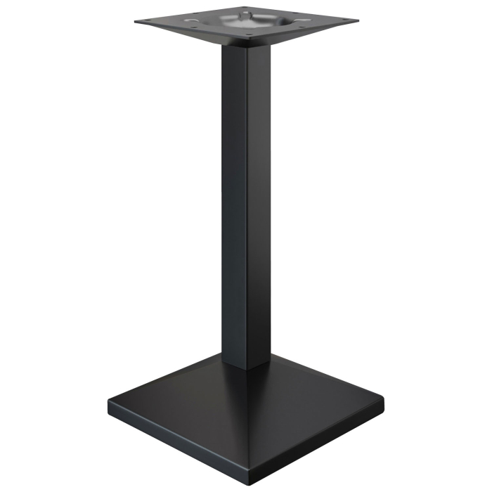 PALMA | Bistro bar table frame | Black | W:D 45 x 45 cm | Column: 6 x 109 cm