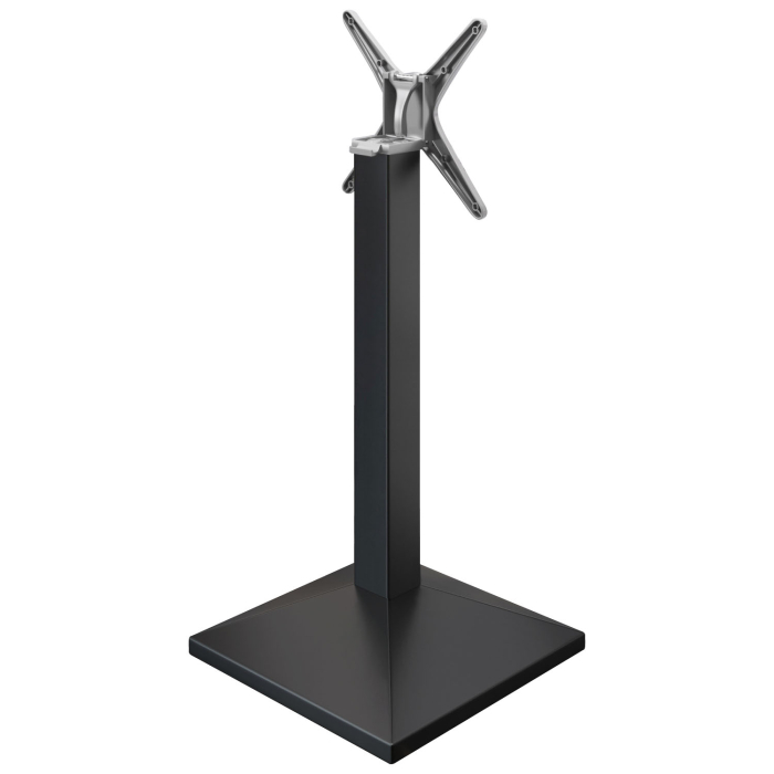 PALMA | Struttura per tavolo da bar Bistro | Nero | L:P 50 x 50 cm | Colonna: 8 x 109 cm | Pieghevole