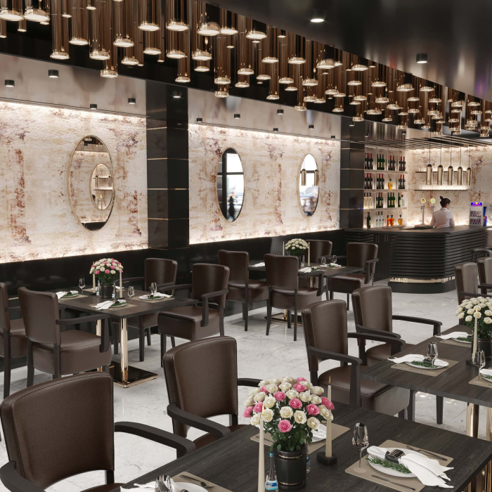 LUCA ARM | Bistrostuhl | Dunkelbraun | Leder LUCA ARM | Bistrostuhl | Dunkelbraun | Leder