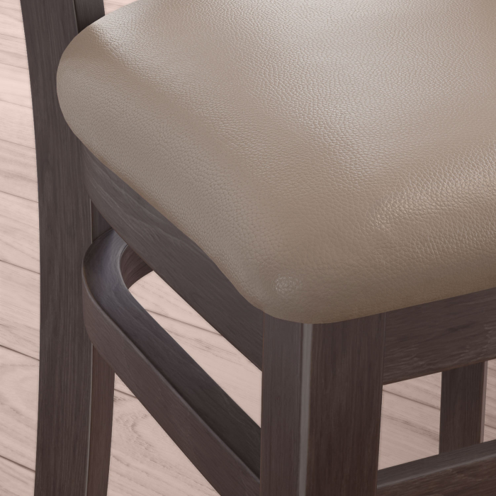 ALESSANDRO | Bistrostuhl | Taupe | Leder