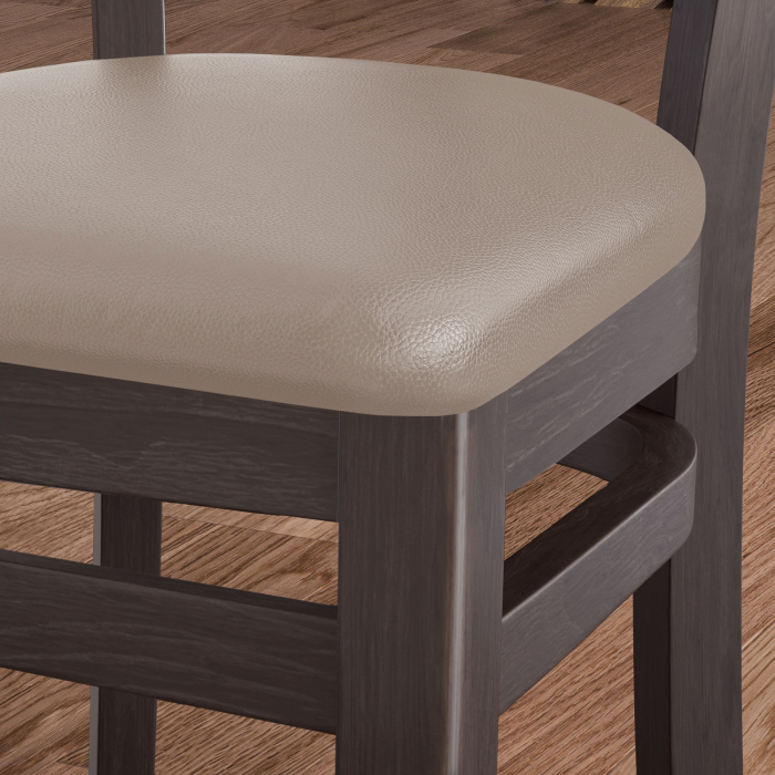 ALESSANDRO | Bistrostuhl | Taupe | Leder