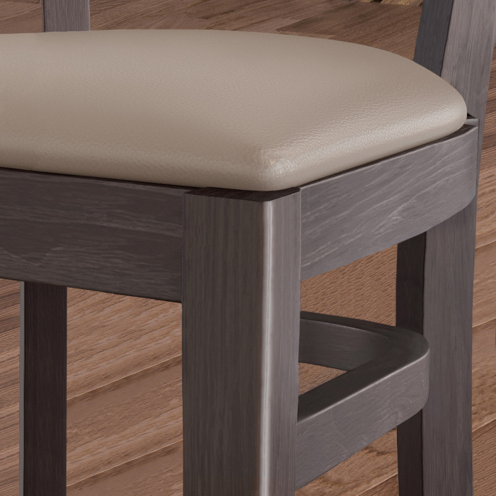 ARMANDO STACK | bistrostol | taupe | lær