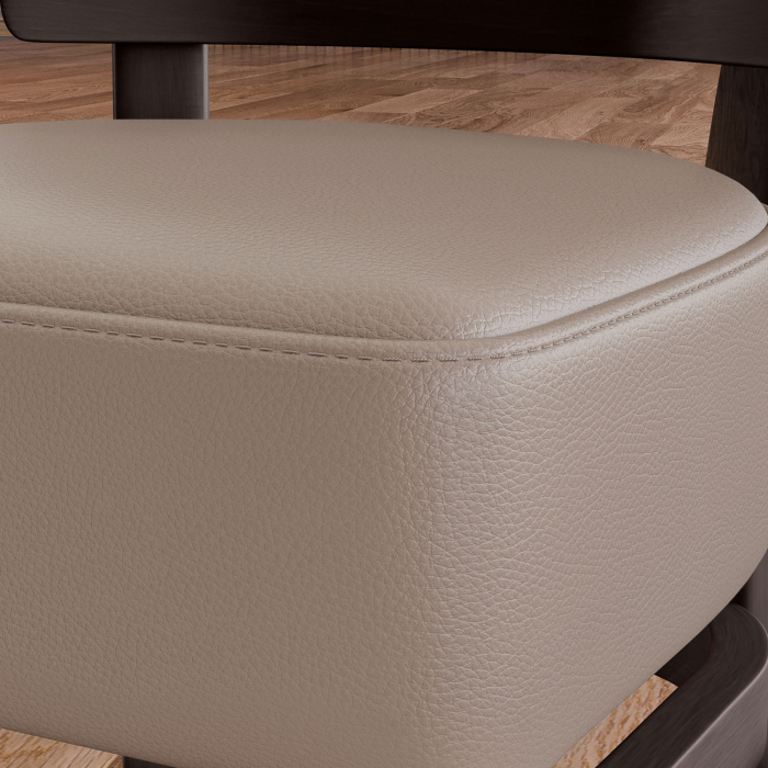 PETRO SMALL | Bistrostuhl | Taupe | Leder PETRO SMALL | Bistrostuhl | Taupe | Leder