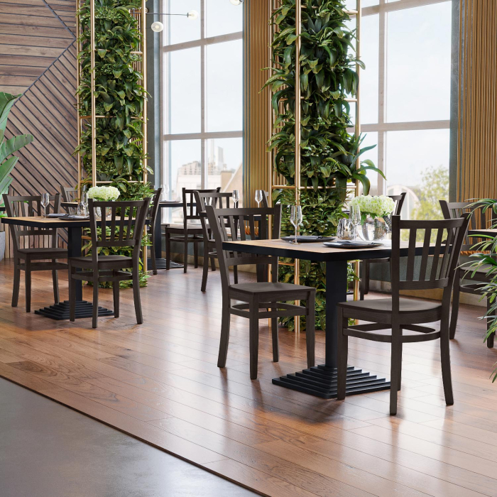 GIOVANNI | Krzesło Bistro | Drewno | Wenge
