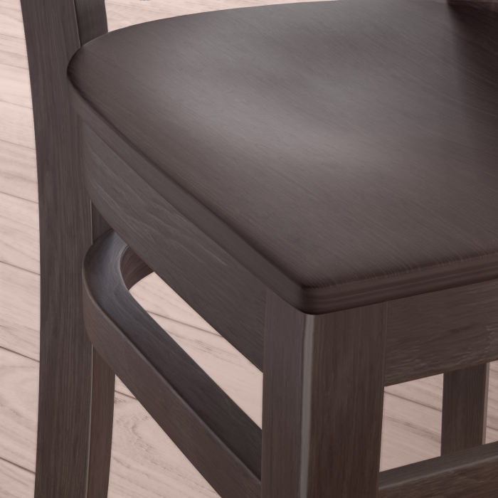 GIOVANNI | Krzesło Bistro | Drewno | Wenge