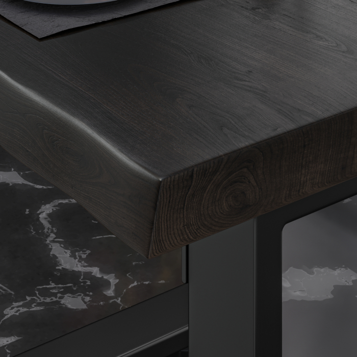 PM Bistrobord | 120x70xH78cm | Wenge-Sort/ Sort PM Bistrobord | 120x70xH78cm | Wenge-Sort/ Sort