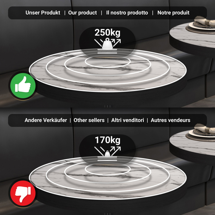 BML | Bistropöytä | Ø:K 60 x 77 cm | Valkoinen marmori / Musta | Pyöreä | Pyöreä BML | Bistropöytä | Ø:K 60 x 77 cm | Valkoinen marmori / Musta | Pyöreä | Pyöreä