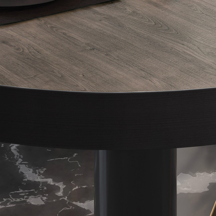 BN | Bistrobord | Ø:H 70 x 72 cm | Lys Wenge / Svart | Rundt BN | Bistrobord | Ø:H 70 x 72 cm | Lys Wenge / Svart | Rundt