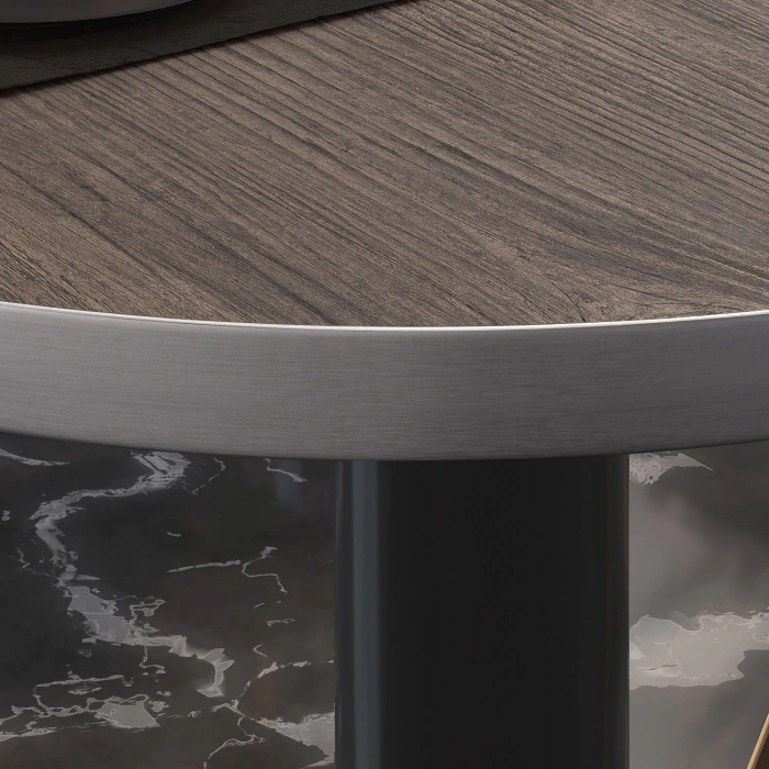 BN | Bistrobord | Ø:H 70 x 72 cm | Lys Wenge / Svart | Rundt BN | Bistrobord | Ø:H 70 x 72 cm | Lys Wenge / Svart | Rundt