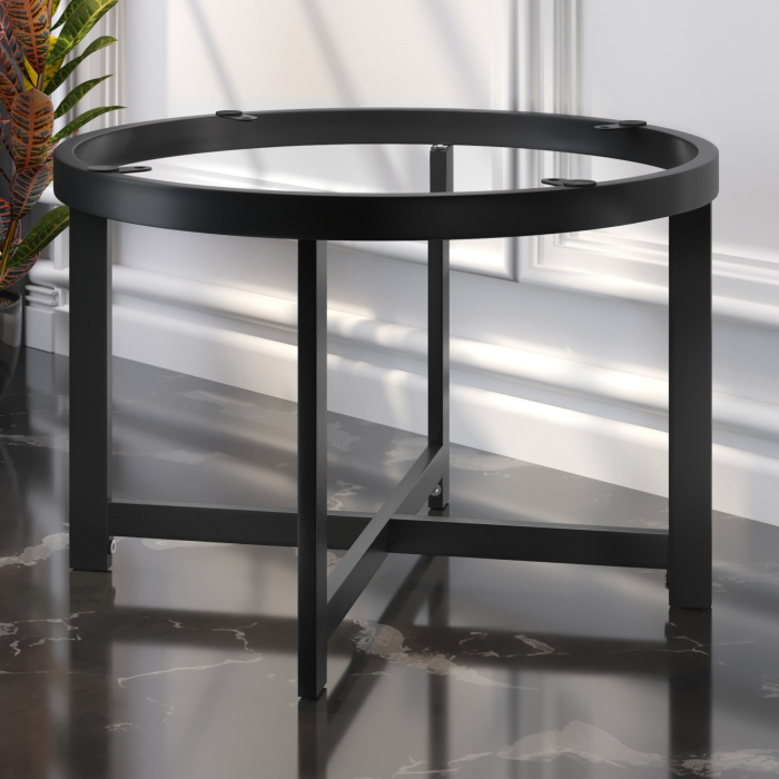 BO | Bistrobord | Ø70xH54cm | 50 mm | Sheesham/ Svart BO | Bistrobord | Ø70xH54cm | 50 mm | Sheesham/ Svart