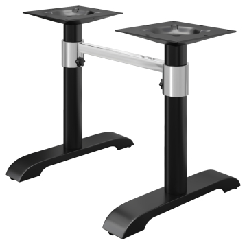 SAN.DIEGO | Bistro Double Table Frame | Black | +connector