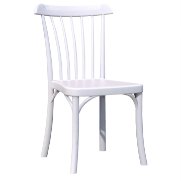VALENCIA | Bistro plaststol | Hvit | plast | Stables