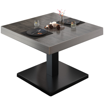 BM | Bistro-loungebord | B:D:H 70 x 70 x 41 cm | Wenge / Sort